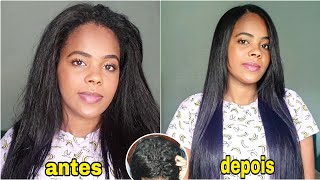 SELAGEM CASEIRA POTENTE cabelo LISO ESCORRIDO e com BRILHO ESPELHADO [upl. by Leonie]