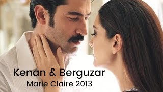 Kenan Imirzalioglu ❖ Berguzar Korel ❖ Marie Claire 2013 ❖ BTS [upl. by Enelec]