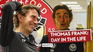 A day in the life of Brentford manager Thomas Frank 🐝 [upl. by Nauqaj649]