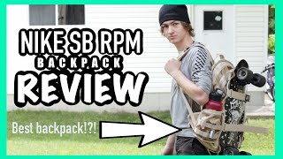 Nike RPM backpack REVIEW  BEST BACKPACK EVER [upl. by Aleyam]