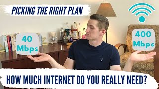 CHOOSING THE RIGHT INTERNET PLAN  HOW MUCH SPEED DO YOU NEED [upl. by Nessej56]