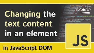 textContent  Javascript DOM Tutorial For Beginners [upl. by Yssak]