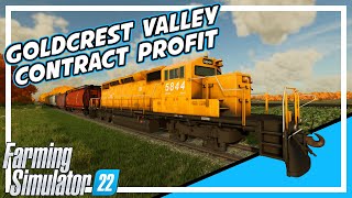 FS22 Goldcrest Valley Contract Delivery And Profit  Farming Simulator 22 [upl. by Per]