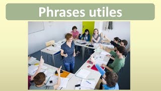 Phrases utiles en classe [upl. by Nollahp]