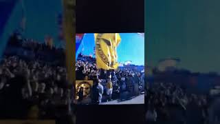 Curva Sud Catania con ultras del Borussia Dortmund ospiti [upl. by Charmine]