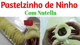 PASTELZINHO DE NINHO COM NUTELLA • Madame Arica ninhonutella [upl. by Guyon]