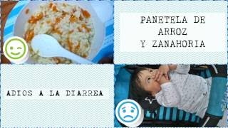 PANETELA DE ARROZ Y ZANAHORIA  ADIOS A LA DIARREA [upl. by Hoffman]