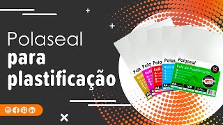 Polaseal Plástico Para Plastificação Diversos tamanhos  CPM OFFICE [upl. by Artemisia321]