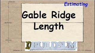 Gable Roof Ridge Length [upl. by Vassar882]