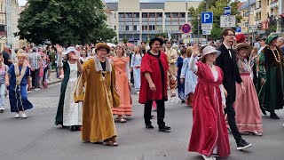 Festumzug der Schlossfestspiele Merseburg 2024 [upl. by Williamson]