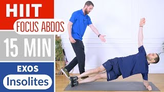 HIIT focus ABDOS  Difficulté 45 [upl. by Aitercul]