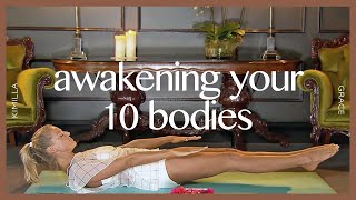 Kundalini Yoga Set Awakening to Your Ten Bodies  KIMILLA [upl. by Attesoj]