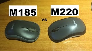 Logitech M185 vs M220 Silent [upl. by Kajdan48]