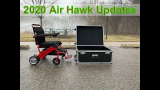 2020 Air Hawk Folding Power Wheelchair Updates [upl. by Lurie106]