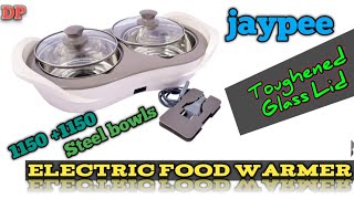 Jaypee Plus EWarmer The Electrical Chafing Dish 1150 ml  1150 ml  food warmer reviews [upl. by Haroved910]