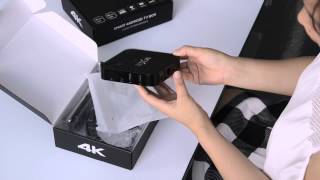 MXIII Gigabit Android tv box Video Display [upl. by Ilrac]