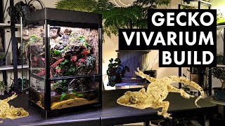 Bioactive Mourning Gecko Vivarium Build [upl. by Tess]