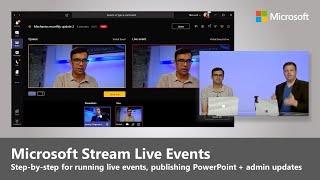 How to Start a Live Event in Microsoft Stream [upl. by Howard]