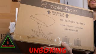 Noble Chairs Fußstütze Unboxing 4K [upl. by Shelly324]