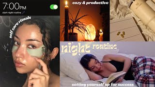 THE NIGHT ROUTINE THAT CHANGED MY LIFE  easy tips to form healthy habits for happiness amp success [upl. by Dunc]