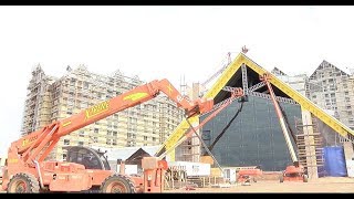 Massive Gaylord Rockies Resort amp Conference Center progressing toward 2018 opening [upl. by Georgy]