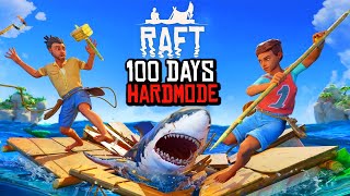 I Spent 100 Days in Raft Hardmode and Heres What happened [upl. by Kirstyn879]