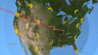 2017 Total Solar Eclipses Path Across the US [upl. by Selinda]