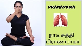 How to Do Pranayama நாடிசுத்தி பிராணயாமா in Tamil explained by DrLakshmi Andiappan [upl. by Farrington]