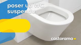 Poser un WC suspendu Castorama [upl. by Dihaz207]