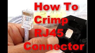 Step By Step How To Fix Repair Checking Crimp Broken RJ45 Internet Cable Connector [upl. by Aikem35]