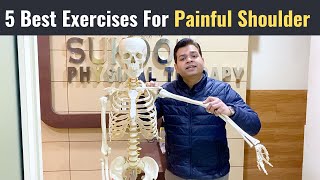 Painful Shoulder Exercises Shoulder Impingement Exercises Shoulder Pain Treatment [upl. by Yenttirb577]