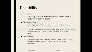 Fault Tolerance in Distributed Systems [upl. by Leese]