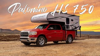 2020 PALOMINO HS750 TRUCK CAMPER REVIEWWALKTHROUGH [upl. by Nyladnor754]