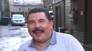 Guillermo stops by the Wieners Circle in Chicago [upl. by Ayatal283]