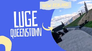 Luge Track At Skyline Queenstown New Zealand [upl. by Tilla454]