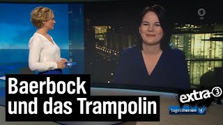 Annalena Baerbock und das Trampolin  extra 3  NDR [upl. by Aimit]