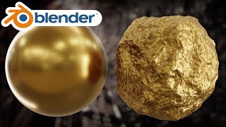 Procedural Gold Material Blender Tutorial [upl. by Roderich194]