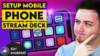 📱 Set up MOBILE Stream Deck Tutorial StepbyStep Guide [upl. by Eidnas]