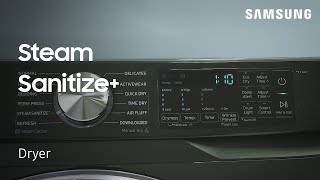 Use Steam Sanitize on your Samsung Dryer  Samsung US [upl. by Jennings86]