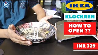 IKEA KLOCKREN  How to Open The Steamer Insert [upl. by Manus]