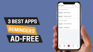 3 Best Free Reminder Apps for Android [upl. by Ahsirak745]