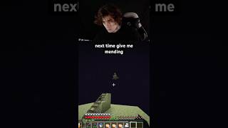 no mending no use minecraft minecraftmemes minecraftfunny gaming [upl. by Elyrad]