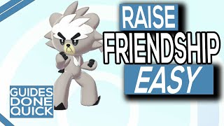 How To Increase Kubfu Friendship Quickly In Pokemon Isle Of Armor [upl. by Keryt]