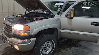 18736 2003 GMC SIERRA 2500 60L 203K MILES [upl. by Nimsay]