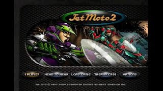 Jet Moto 2  Gameplay PS1 [upl. by Ever]