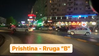 Prishtina  Rruga B night view [upl. by Rriocard]