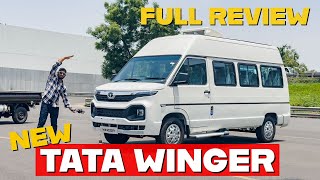 New Tata winger bs6 phase 2 obd  walkaround and review of Maharaja seats comfort tatamotors [upl. by Durning437]