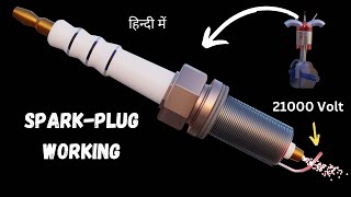 Amazing Science Behind Spark Plug  3D Animation [upl. by Assilam]