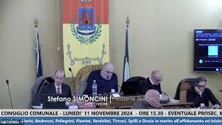 Comune di Osimo Convocazione 11 novembre 2024 [upl. by Leaper]