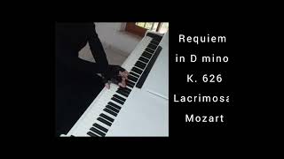 Mozart  Lacrimosa Requiem  Piano Trascrizione di Thalberg [upl. by Aihsetan562]